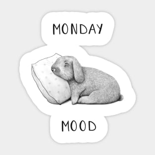 Monday mood Sticker